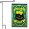 G128 Combo Pack: Garden Flag Stand 36x16IN & Garden Flag Happy St. Patrick's Day Pot Gold Printed 12x18IN Double Sided